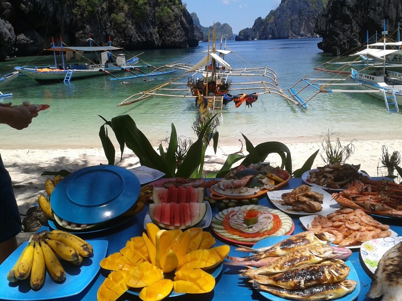 food in el nido, palawan